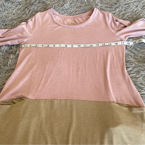 LOGO Lori Goldstein Colorblocked Tunic - Picture 10 of 12